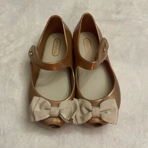 Mini Melissa mini ultra girl sweet Mary Janes bow top shoes